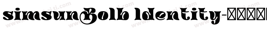 simsunBolb ldentity字体转换